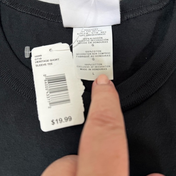 Champion Men's Black Short Sleeve Tee Size L NWT - Picture 4 of 5